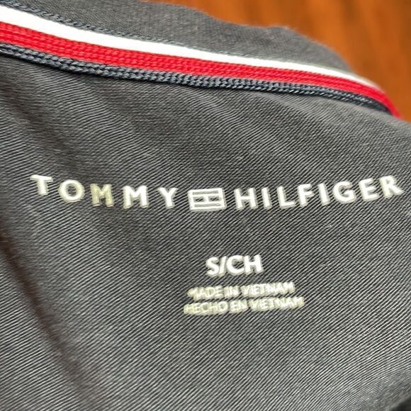 Tommy Hilfiger T-Shirt Dress, Navy with Striped Braid, Small - Picture 5 of 7